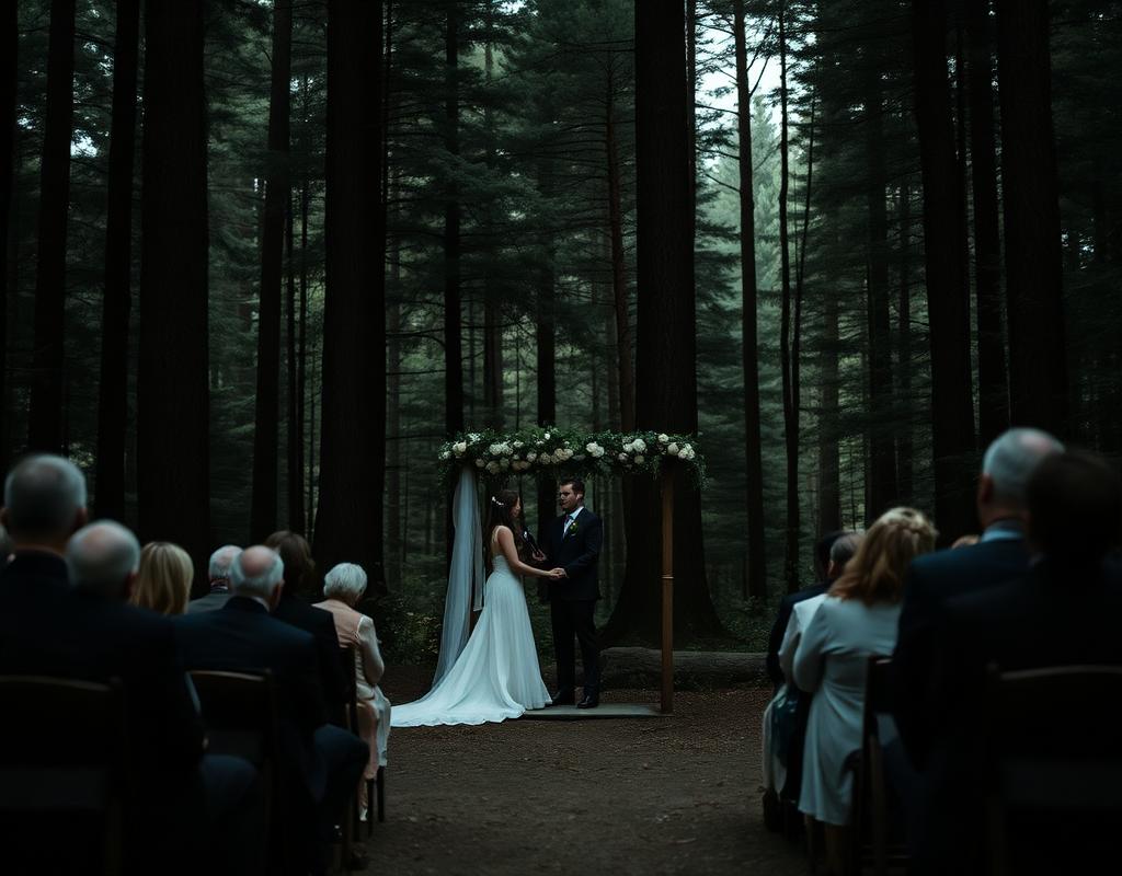 Forest ceremony in Ontario